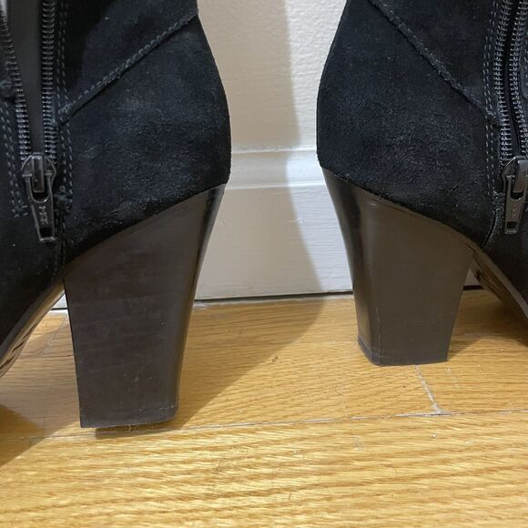 Maje Giuliana Over The Knee Boots EU size 37 Black Suede Leather US Size 6.5 - Picture 4 of 4